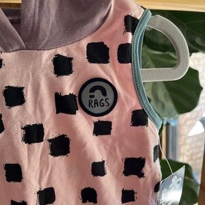 NWT Rags to Riches Romper with Hood
